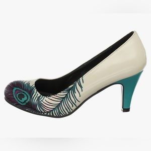 T.U.K. PEACOCK FEATHER ANTI-POP HEEL SHOES